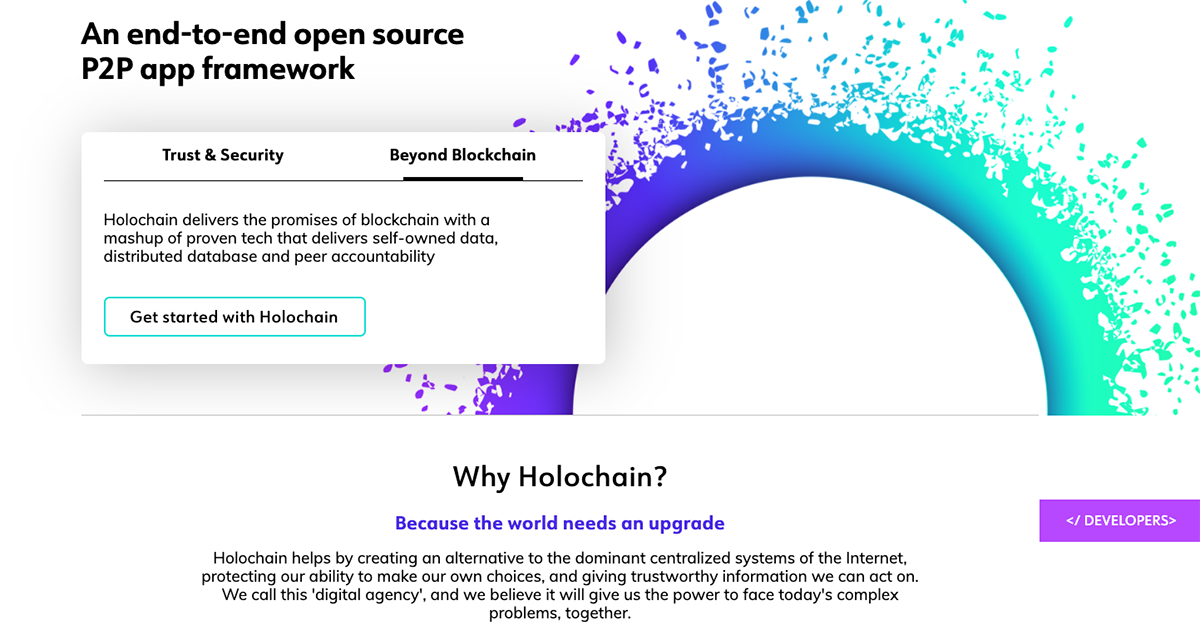 Holochain | Distributed app framework with P2P networking